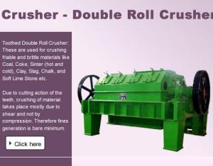 3 Double Roll Crushers