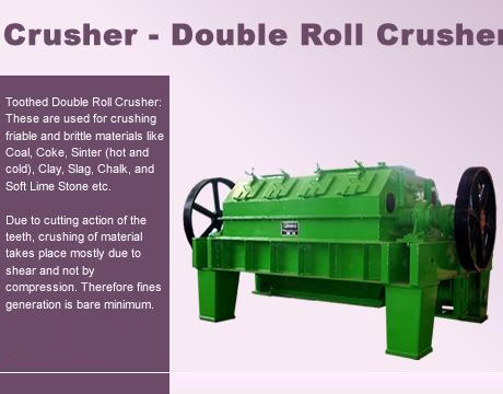3 Double Roll Crushers